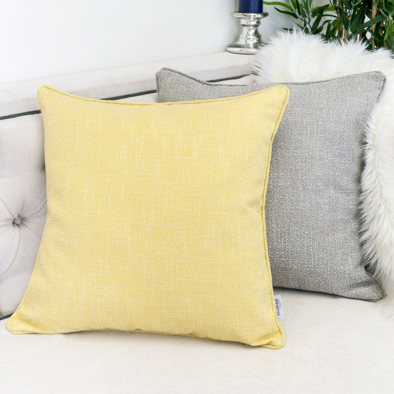 Home Accent Pillows Textured Linen Throw Pillow & Reviews Wayfair